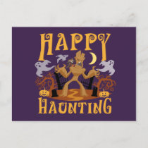 Rocket & Groot "Happy Haunting" Postcard