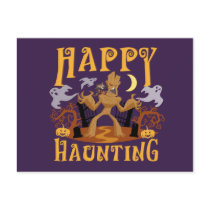 Rocket & Groot "Happy Haunting" Postcard