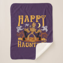 Rocket & Groot "Happy Haunting" Sherpa Blanket