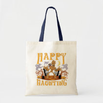 Rocket & Groot "Happy Haunting" Tote Bag