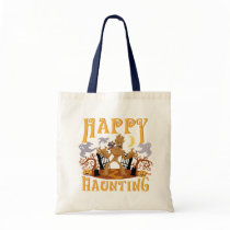 Rocket & Groot "Happy Haunting" Tote Bag