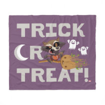 Rocket & Groot Trick or Treat Fleece Blanket