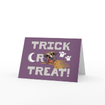 Rocket & Groot Trick or Treat Holiday Card