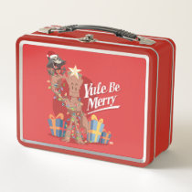 Rocket & Groot "Yule Be Merry" Metal Lunch Box