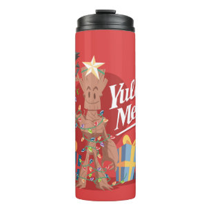 Rocket & Groot "Yule Be Merry" Thermal Tumbler