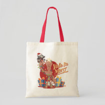 Rocket & Groot "Yule Be Merry" Tote Bag