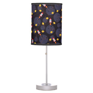 Rocket in Space Table Lamp