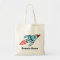 Rocket kids named id library tote bag