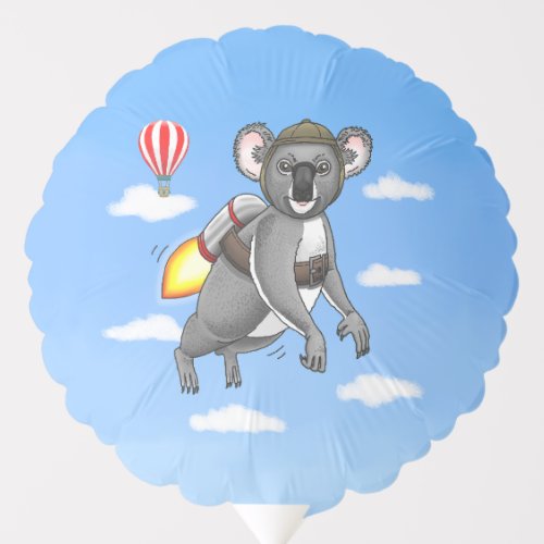 Rocket Koala Balloon