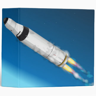 Rocket Launch 3 Ring Binder