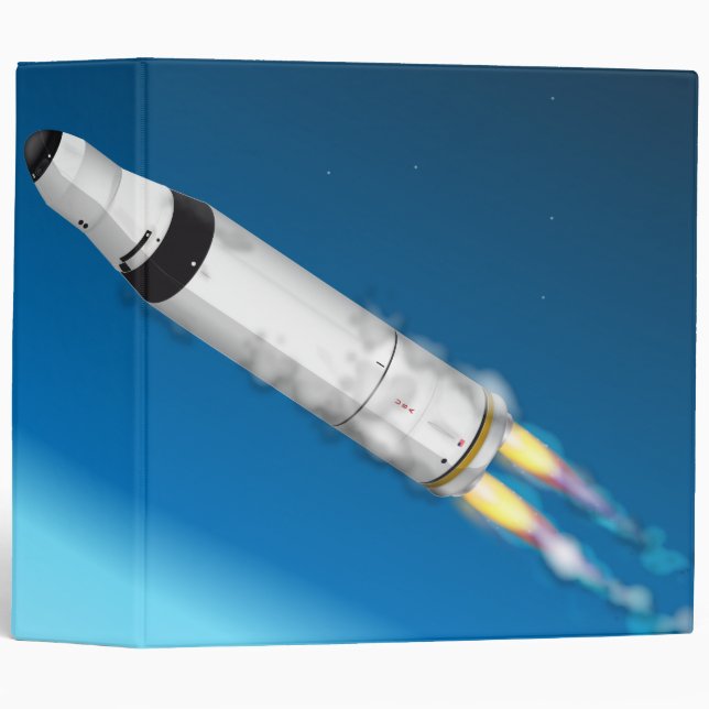 Rocket Launch 3 Ring Binder (Front/Spine)