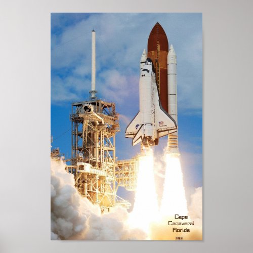 Rocket Launch Florida USA  Poster