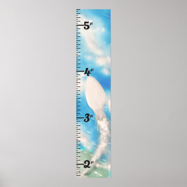 Rocket Launch Growth Chart (Front)
