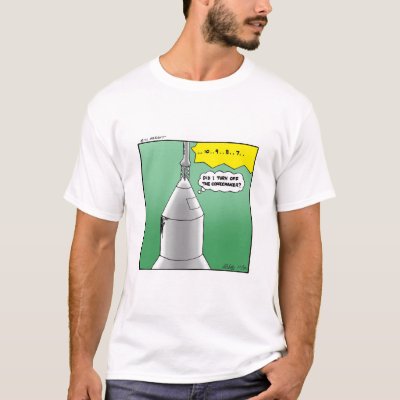 Rocket Launch Humor Tee Shirt 