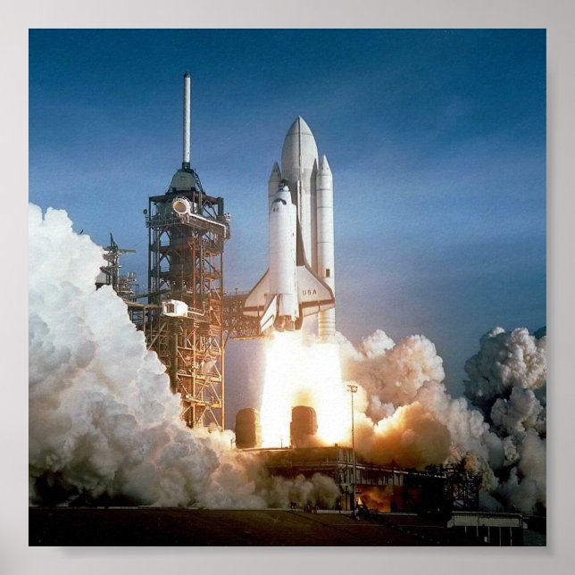 Rocket Launch Poster (Front)