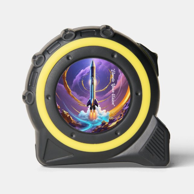 "Rocket Launch" Tape Measure (Front)