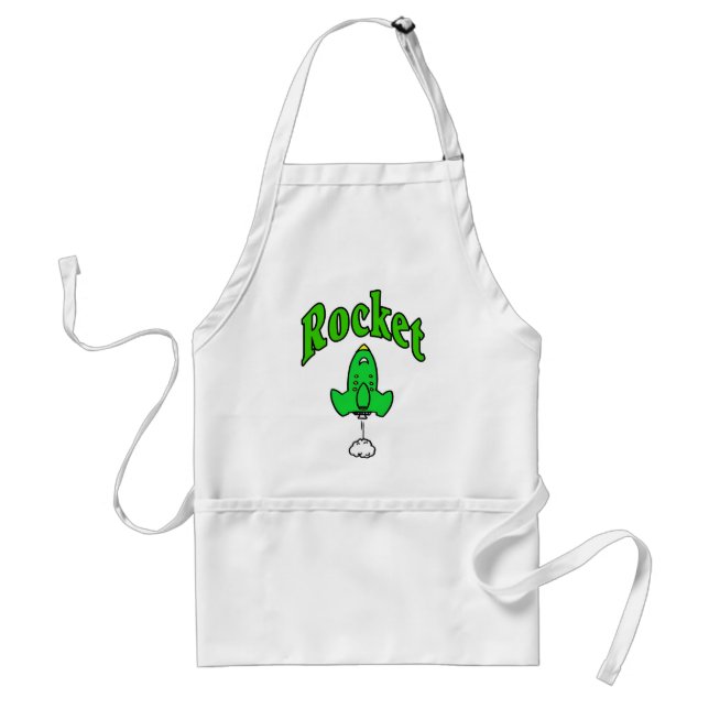 Rocket Logo Adult Apron (Front)