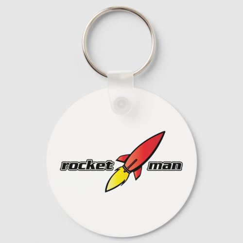 Rocket Man Popular Modern Keychain