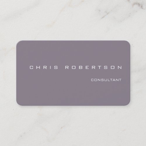 Rocket Metallic Gray Charming Business Card