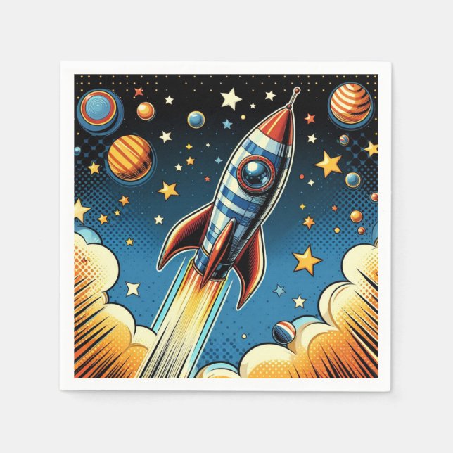 Rocket napkins! napkins (Front)