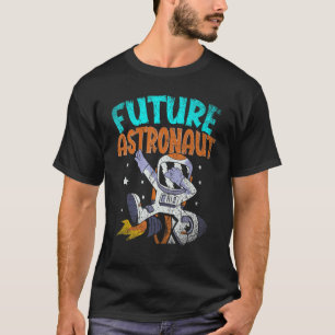 Rocket Outer Space Science Universe Dabbing Future T-Shirt