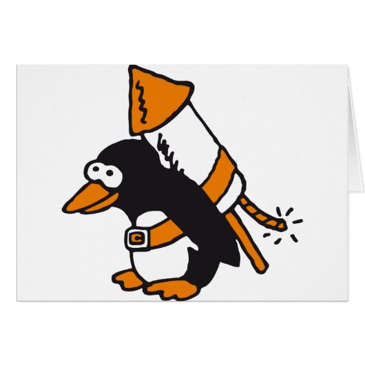 rocket penguin cards (Front Horizontal)