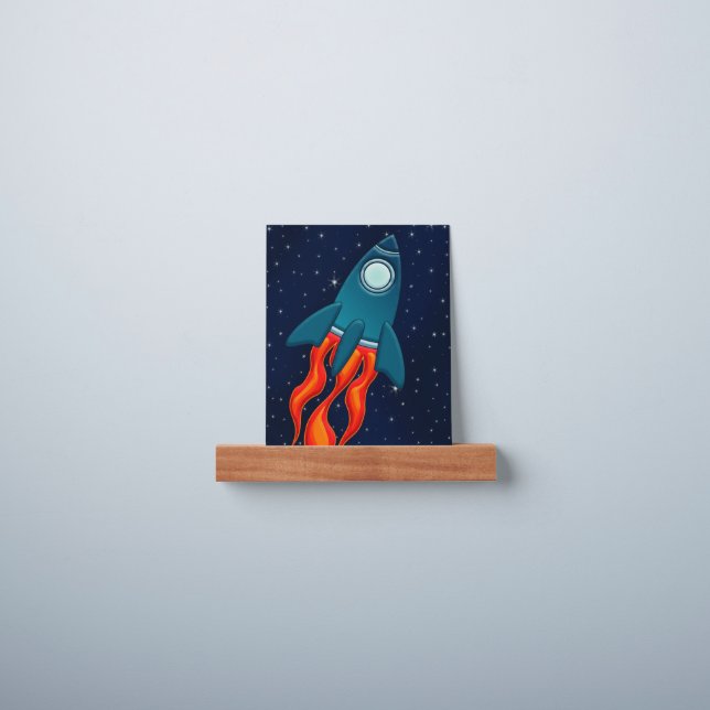 Rocket   picture ledge (Wall)