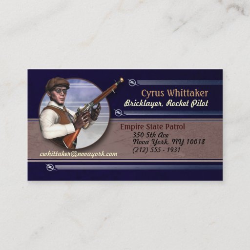 Customizable Rocket Pilot #3 Business Cards