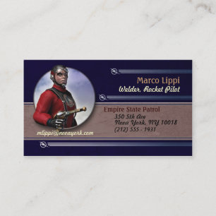 Rocket Pilot #4 Business Cards