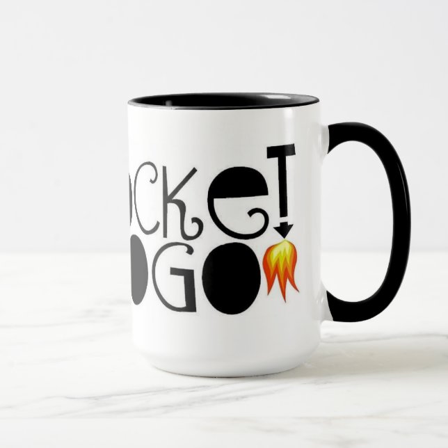 Rocket Pogo Logo Mug (Right)