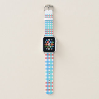 Rocket Pop, Plaid Apple Watch Band