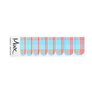 Rocket Pop, Plaid Minx Nail Art