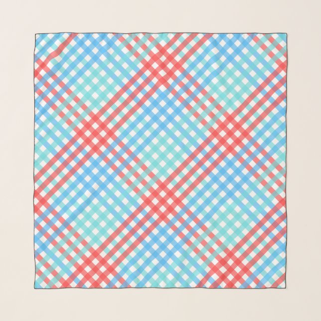 Rocket Pop, Plaid Scarf (Front)