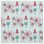 Rocket Pop Popsicle Fireworks July Fourth 4th USA Fabric
