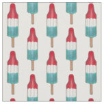 Rocket Pop Popsicle July 4th Patriotic Red Blue Fabric
