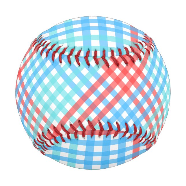 Rocket Pop, Small Plaid Baseball (Front)