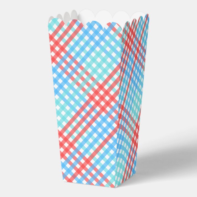 Rocket Pop, Small Plaid Favor Boxes (Front)