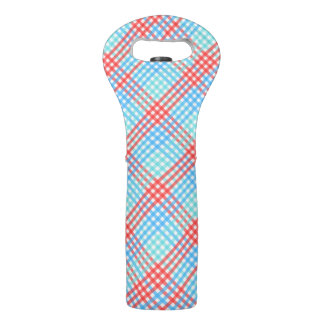 Rocket Pop, Small Plaid Wine Bag