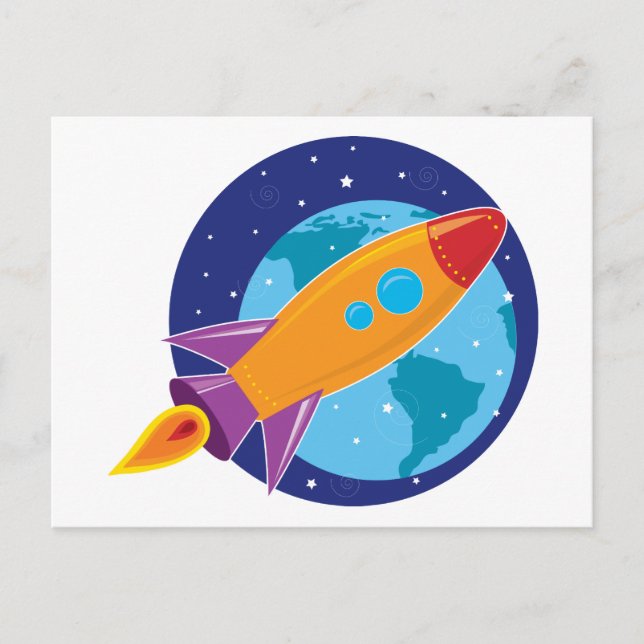 Rocket Postcard (Front)