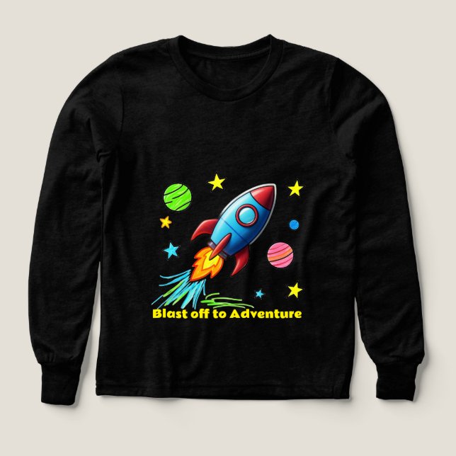 “Rocket Power: Blast Off!” Tri-Blend Shirts (Design Front)