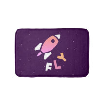 Rocket - Purple & Pink Abstract Pop Art. FLY!
