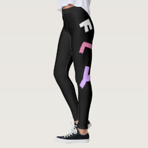 Rocket - Purple & PinkAbstract Pop Art. FLY! Leggings