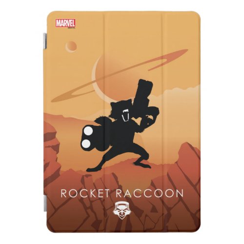 Rocket Raccoon Heroic Silhouette iPad Pro Cover