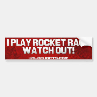Rocket Race Bumper Sticker