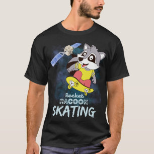 Rocket Racoon Skating T-Shirt