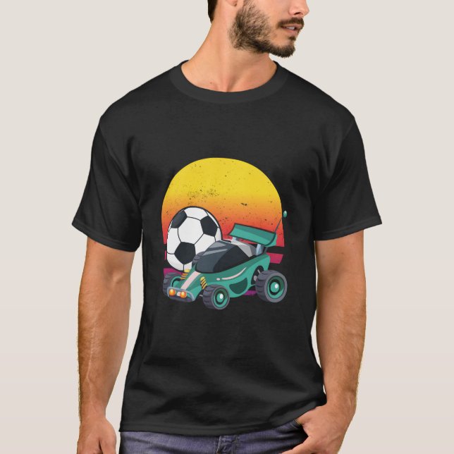 Rocket Rc Soccer Car League T-Shirt (Front)