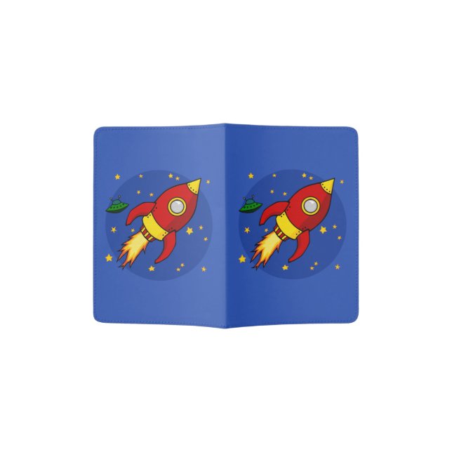 Rocket red Passport Holder (Opened)