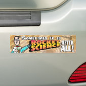 Rocket Science Bumper Sticker (On Car)