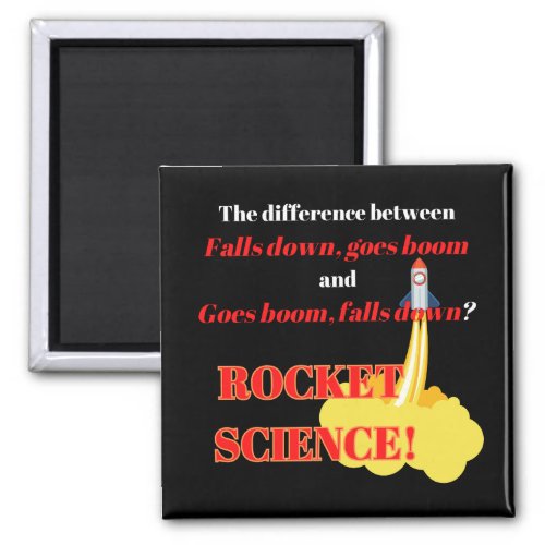 Rocket Science Goes Boom  Magnet