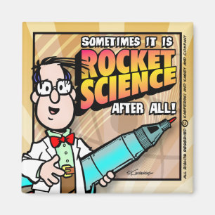 Rocket Science Magnet